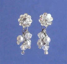 swarovski crystal chandalier earrings